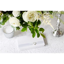 Nyomott organza fehér 0,48 cm x 9 m