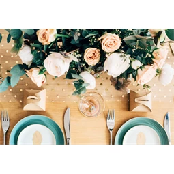 Nyomtatott organza fehér 0,36 cm x 9 m