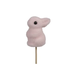 Nyúl betűzős, flokkolt 5,5 cm S/8