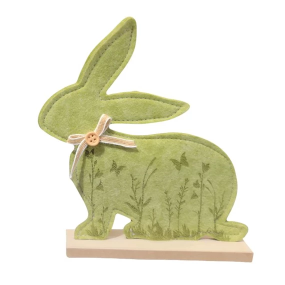 Nyúl masnival 18x20 cm