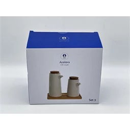 Olajtartó szett 20,6x12x20 cm S/3