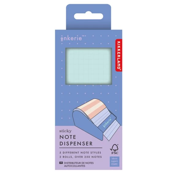 Öntapadós jegyzet adagoló 8x6x5 cm