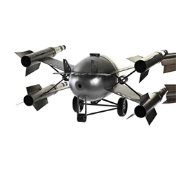 Óra asztali, repülő 38,5x28x19,5 cm 2 féle