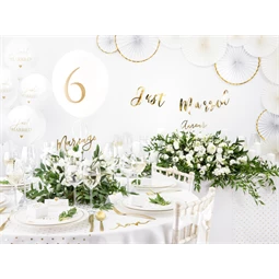 Oszlop gyertya matt fehér 15 x 6 cm S/6