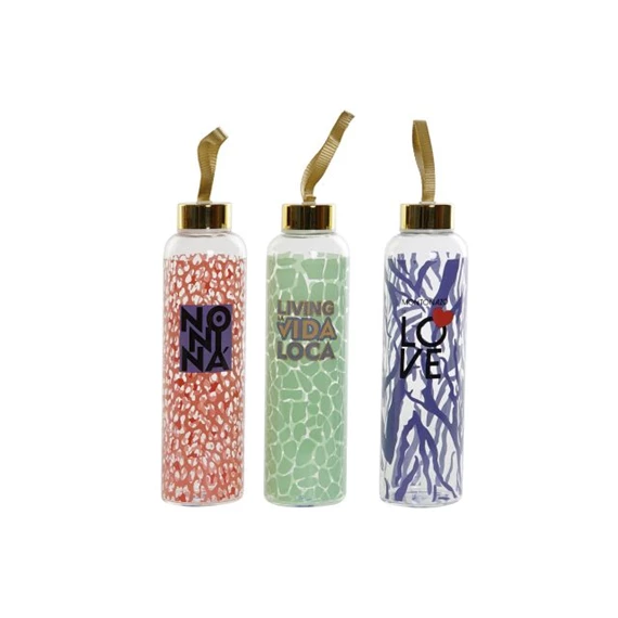 Palack 6,5x6,5x23 cm 3 féle