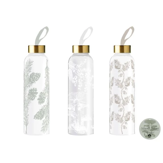 Palack 6,5x6,5x23 cm 550 ml 3 féle