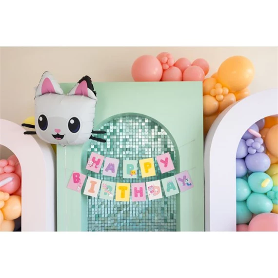 Pandy mancsok fólia lufi 65x57 cm vegyes