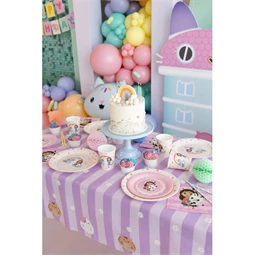 Papír asztalterítő Gabby babaháza, 180 x 120 cm