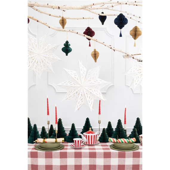 Papír csillag 50 cm fehér