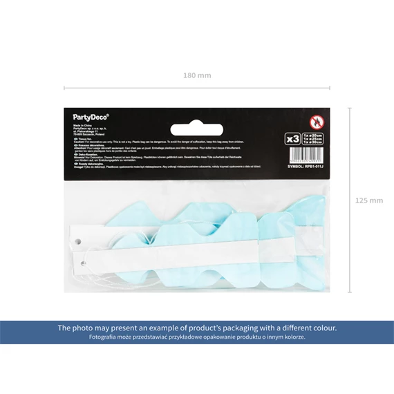 Papír legyező piros 20-30 cm S/3