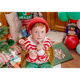 Papír méhsejt szett karácsonyi figurák, mix S/5