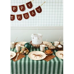 Papírpohár kengyel mintás, bézs, 220 ml S/6