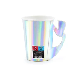 Papír poharak sellő, irizáló, 220 ml S/6