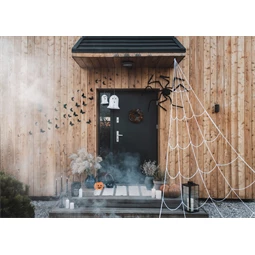 Papír szellem dekorációk fehér 20-30 cm S/2