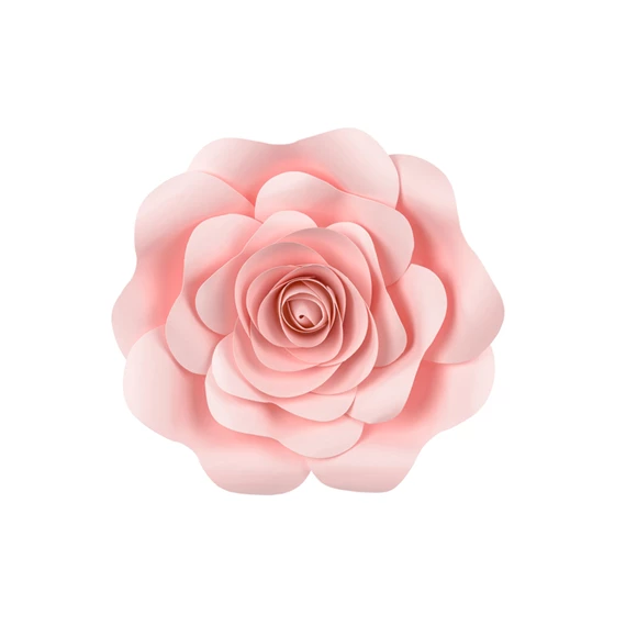 Papír virág háttér rózsaszín mix 30, 20, 15, 10, 10 cm