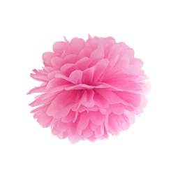 Papírgömb pompom rózsaszín 35 cm
