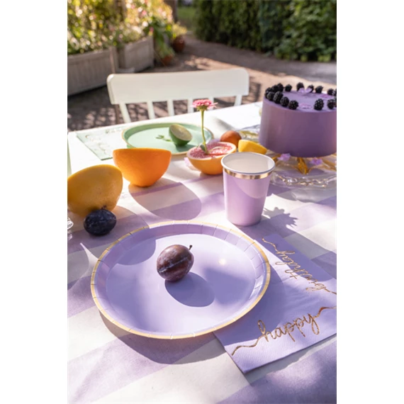 Szalvéta happy birthday, mix, 33x33 cm S/12