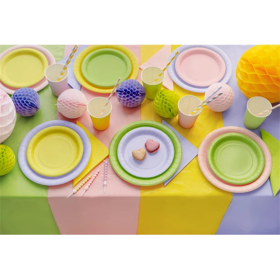 Papírtányér 18 cm levendula S/6