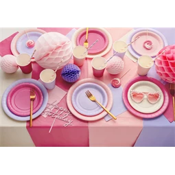 Papírtányér 18 cm levendula S/6