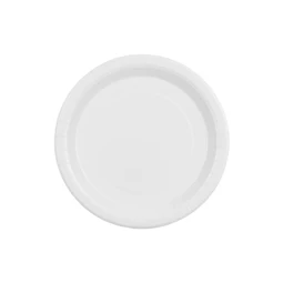 Papírtányér 23 cm fehér S/6