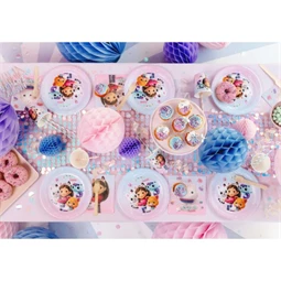 Papírtányérok Gabby babaháza, mix, 23 cm S/6