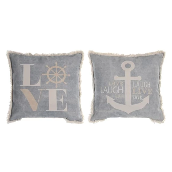 Párna tengeri mintás 45x10x45 cm 2 féle