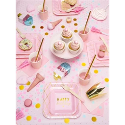 Parti kürtök világos rózsaszín S/6