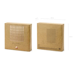 Party függöny virágokkal rózsaarany 100x210 cm