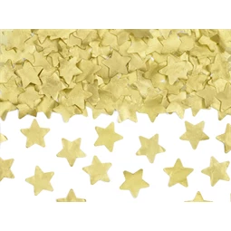 Pezsgő csillag konfettiágyú csillagokkal 20 cm