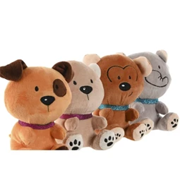 Plüss állatok 10x10x14 cm 4 féle