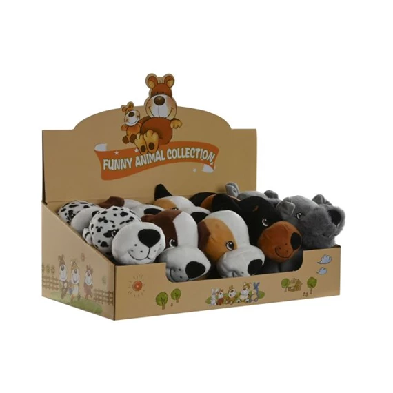 Plüss kutya 10x10x14 cm 5 féle