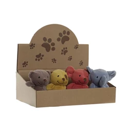 Plüssállat 15x12x15 cm 4 féle