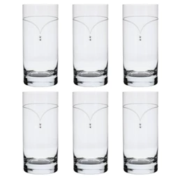 Pohár Swarovski kristállyal 250 ml 14,5x6,4 cm S/6