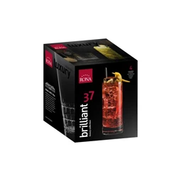 Pohár mintás LUXURY COLLECTION DIAMOND 370 ml 6,5x16 cm S/4