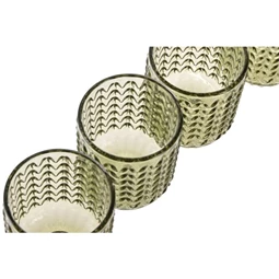 Pohár szett 7,5x7,5x9,5 cm S/6