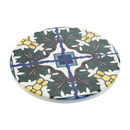 Poháralátét csempe mintás 10,8x10,8x0,7 cm 12 féle