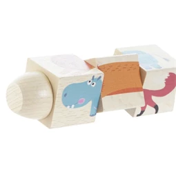 Puzzle állatos 16x4x4 cm 2 féle