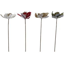 Selyemvirág Mikulásvirág 20x10x60 cm 4 féle