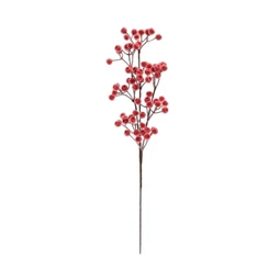 Selyemvirág ág bogyós, jeges 55 cm