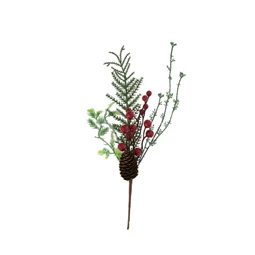 Selyemvirág ág bogyós 32 cm