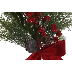 Selyemvirág ág, bogyós 25x12x56 cm