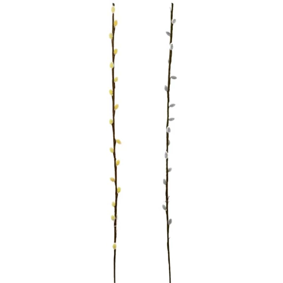 Selyemvirág ág barkával 75 cm