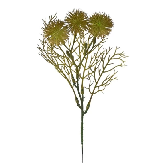Selyemvirág bogáncs betűzős 24 cm
