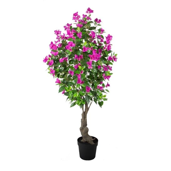 Selyemvirág cserépben, fuchsia 80x80x190 cm