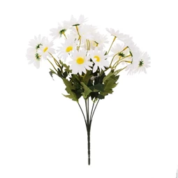 Selyemvirág margaréta csokor 34 cm