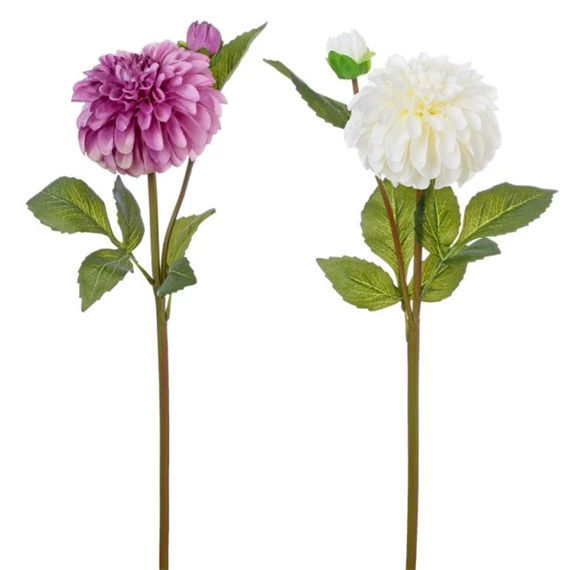 Selyemvirág dália 46 cm 2féle