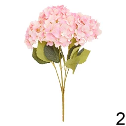 Selyemvirág hortenzia csokor, nyári 45 cm 3féle