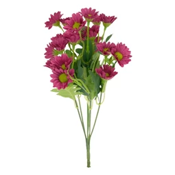 Selyemvirág Krizantém csokor 32 cm