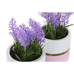 Selyemvirág Levendula 10,5x10,5x20 cm 2 féle