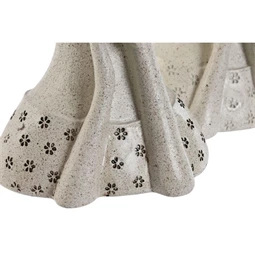 Selyemvirág női fej kaspóban 17x18x35 cm 2 féle